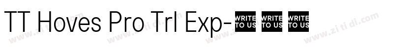 TT Hoves Pro Trl Exp字体转换
